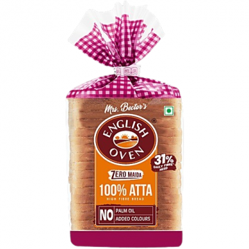 English Oven 100 % Atta Bread 400Gm